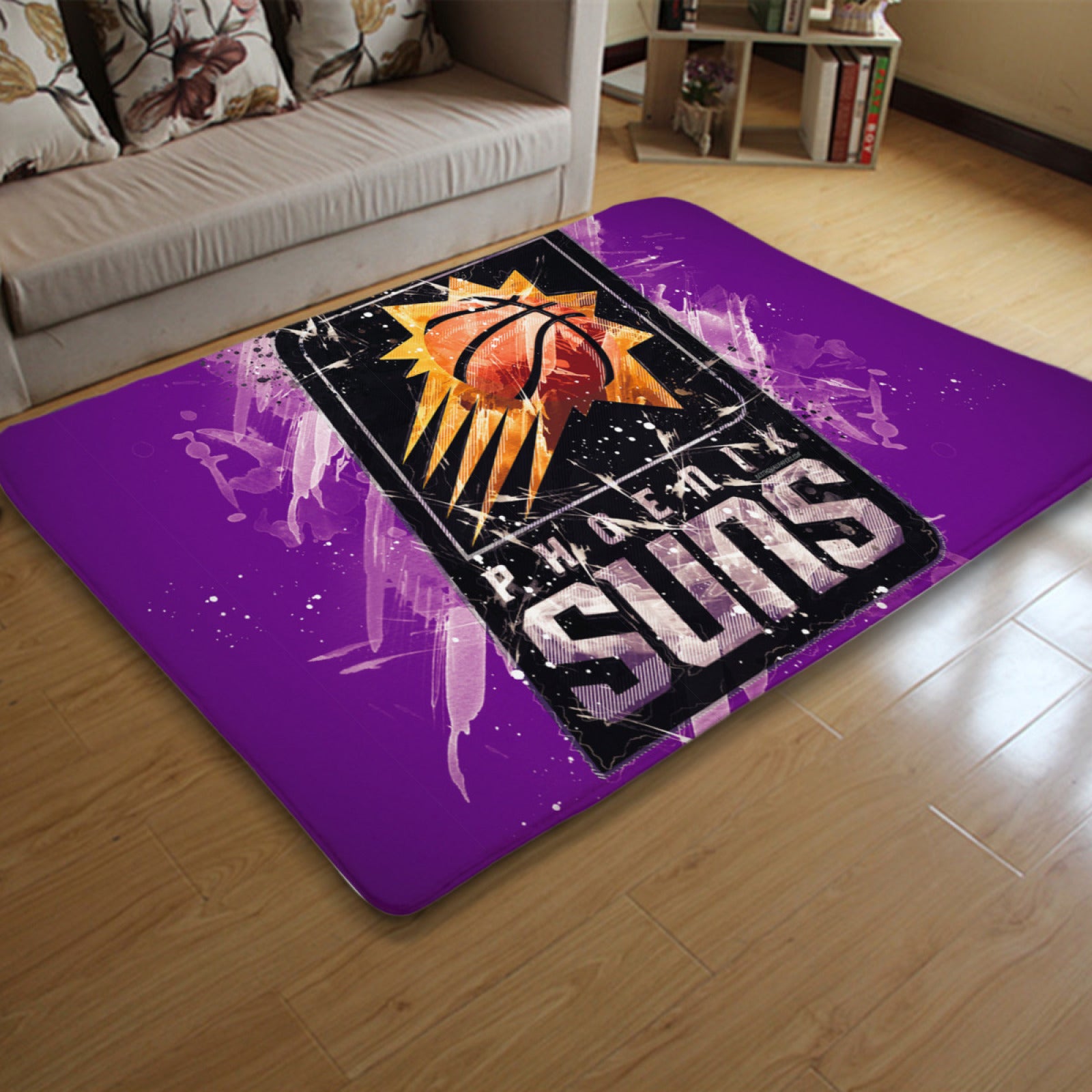 Phoenix Basketball Suns Carpet Living Room Bedroom Mats Kitchen Bathroom Rug