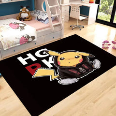 Pikachu Carpet Living Room Bedroom Sofa Mat Door Mat Kitchen Bathroom Mats