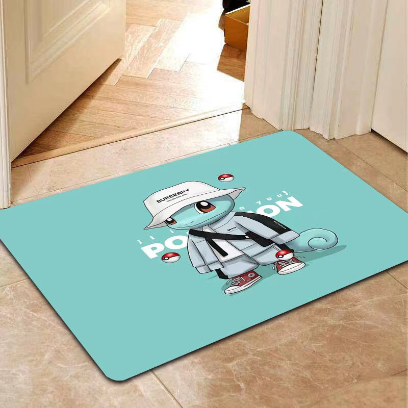 Pikachu Carpet Living Room Bedroom Sofa Mat Door Mat Kitchen Bathroom Mats