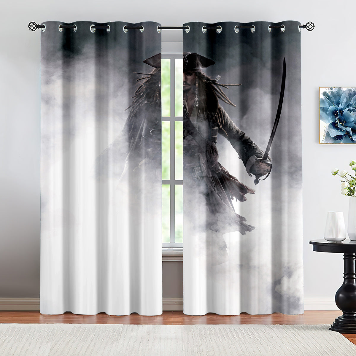 Pirates of the Caribbean Blackout Curtains Drapes for Window Treatment Set