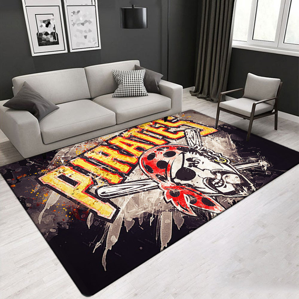 Pittsburgh Pirates Carpet Living Room Bedroom Mats Kitchen Bathroom Rugs