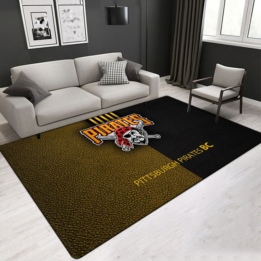 Pittsburgh Pirates Carpet Living Room Bedroom Mats Kitchen Bathroom Rugs