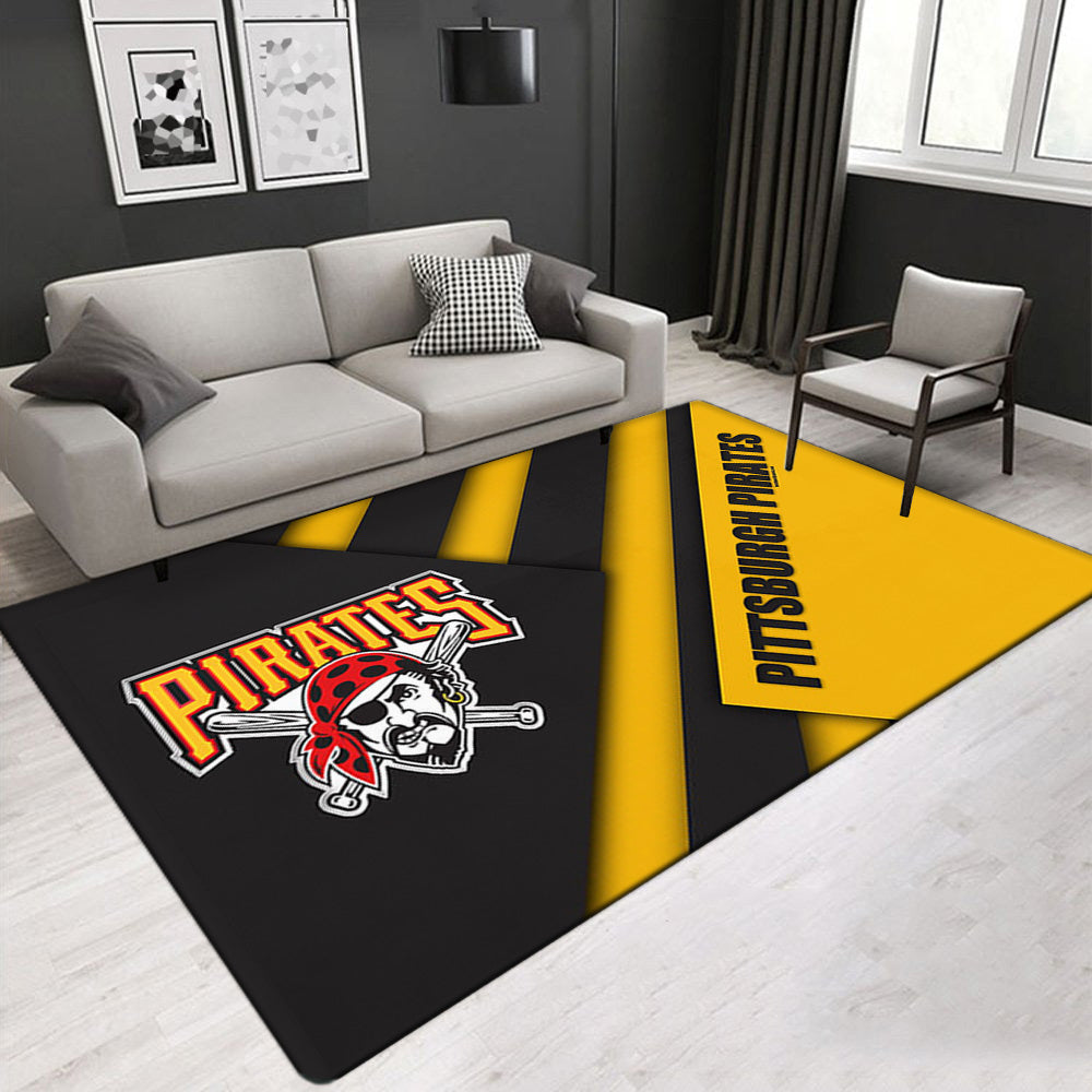 Pittsburgh Pirates Carpet Living Room Bedroom Mats Kitchen Bathroom Rugs