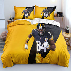 Pittsburgh Steelers Football League Duvet Cover Quilt Cover Pillowcase Bedding Set