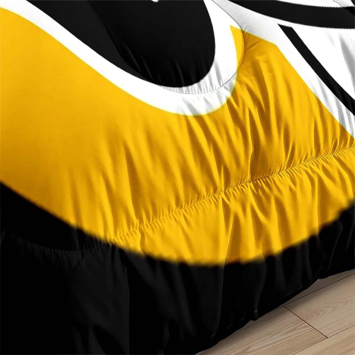 Pittsburgh Steelers Football Team Comforter Pillowcase Sets Blanket All Season Reversible Quilted Duvet