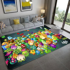 Plants vs Zombies Cosplay Carpet Living Room Bedroom Sofa Rug Door Mats