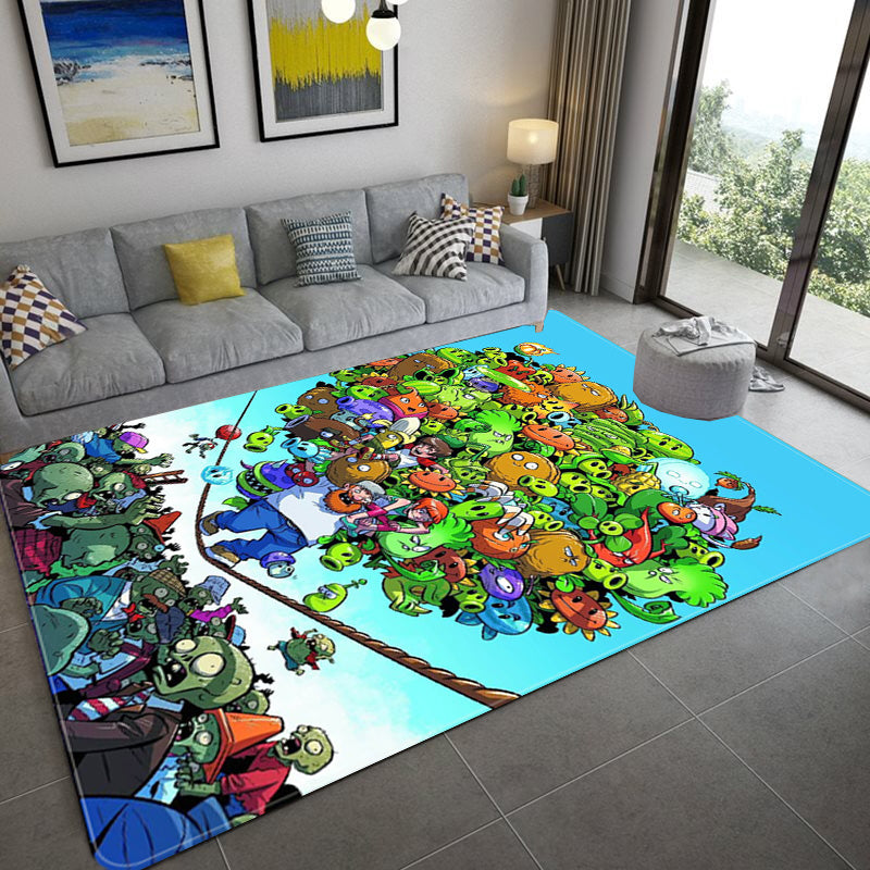 Plants vs Zombies Cosplay Carpet Living Room Bedroom Sofa Rug Door Mats