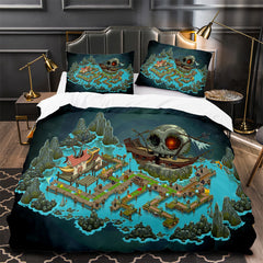 Plants vs Zombies Duvet Cover Quilt Case Pillowcase Bedding Set Without Filler