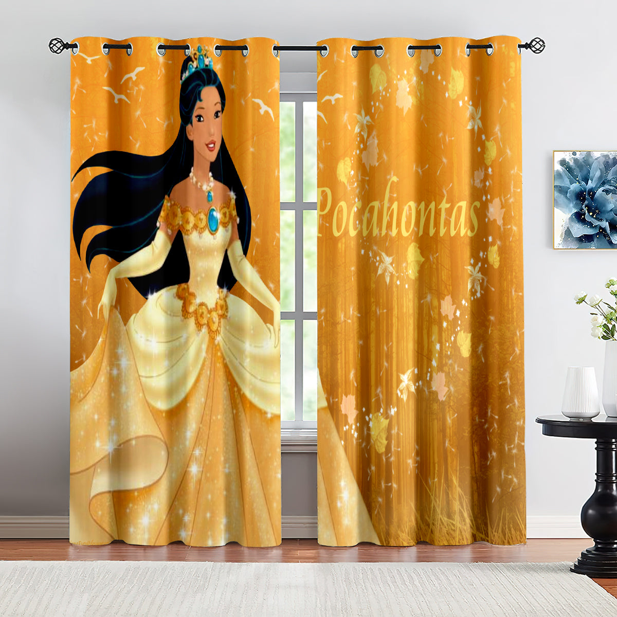 Pocahontas Curtains Blackout Window Drapes