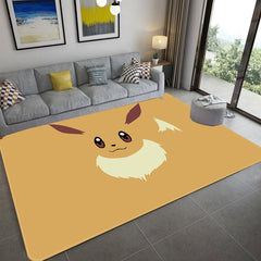 Pokemon Eevee Cartoon Carpet Living Room Bedroom Mats Kitchen Bathroom Rugs
