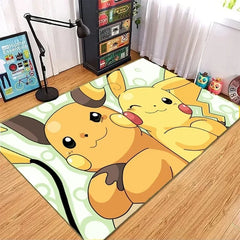 Pokemon Eevee Gengar Carpet Living Room Bedroom Sofa Rug Door Mat Kitchen Bathroom Mats for Kids Adults