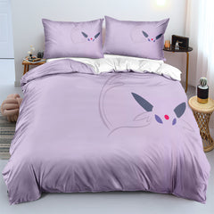 Pokemon Umbreon Duvet Cover Quilt Case Pillowcase Bedding Set