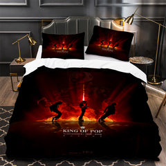Pop Superstar Michael Jackson Duvet Cover Quilt Case Pillowcase Bedding Set Without Filler