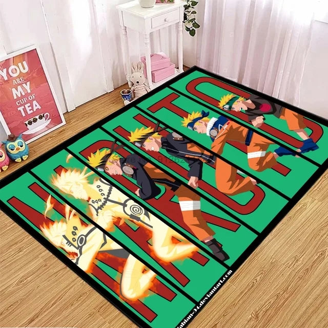 Naruto Carpet Living Room Bedroom Sofa Mat Door Mat Kitchen Bathroom Rugs