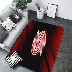 Portland Trail Basketball Blazers Carpet Living Room Bedroom Mats Kitchen Bathroom Rug