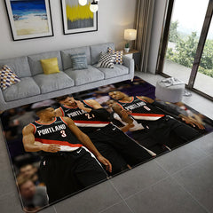 Portland Trail Blazers Carpet Living Room Bedroom Mats Kitchen Bathroom Rugs