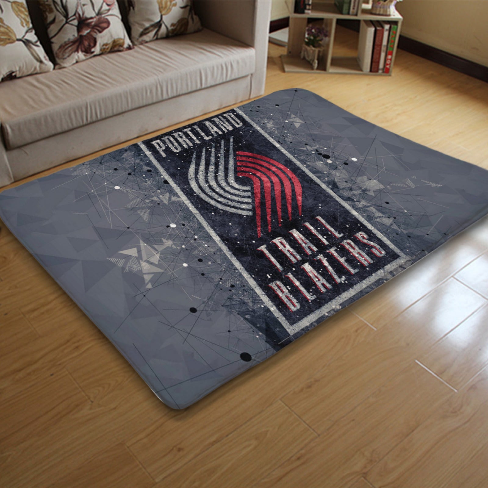 Portland Trail Basketball Blazers Carpet Living Room Bedroom Mats Kitchen Bathroom Rug
