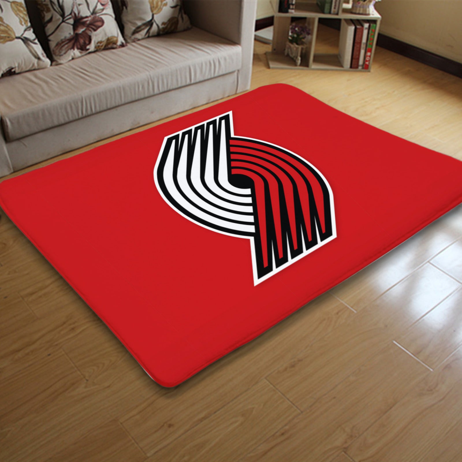 Portland Trail Basketball Blazers Carpet Living Room Bedroom Mats Kitchen Bathroom Rug