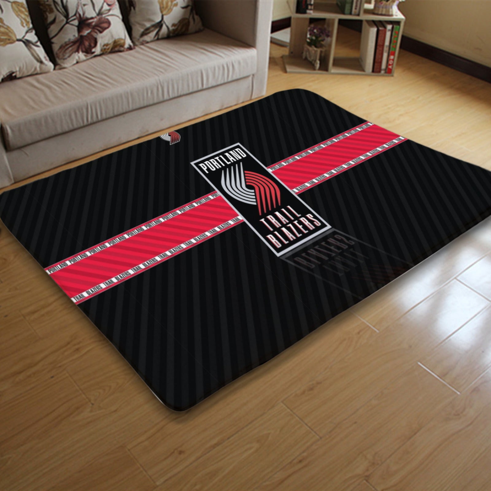 Portland Trail Basketball Blazers Carpet Living Room Bedroom Mats Kitchen Bathroom Rug
