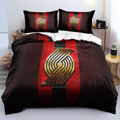 Portland Basketball Trail Blazers Bedding Set Quilt Cover Without Filler