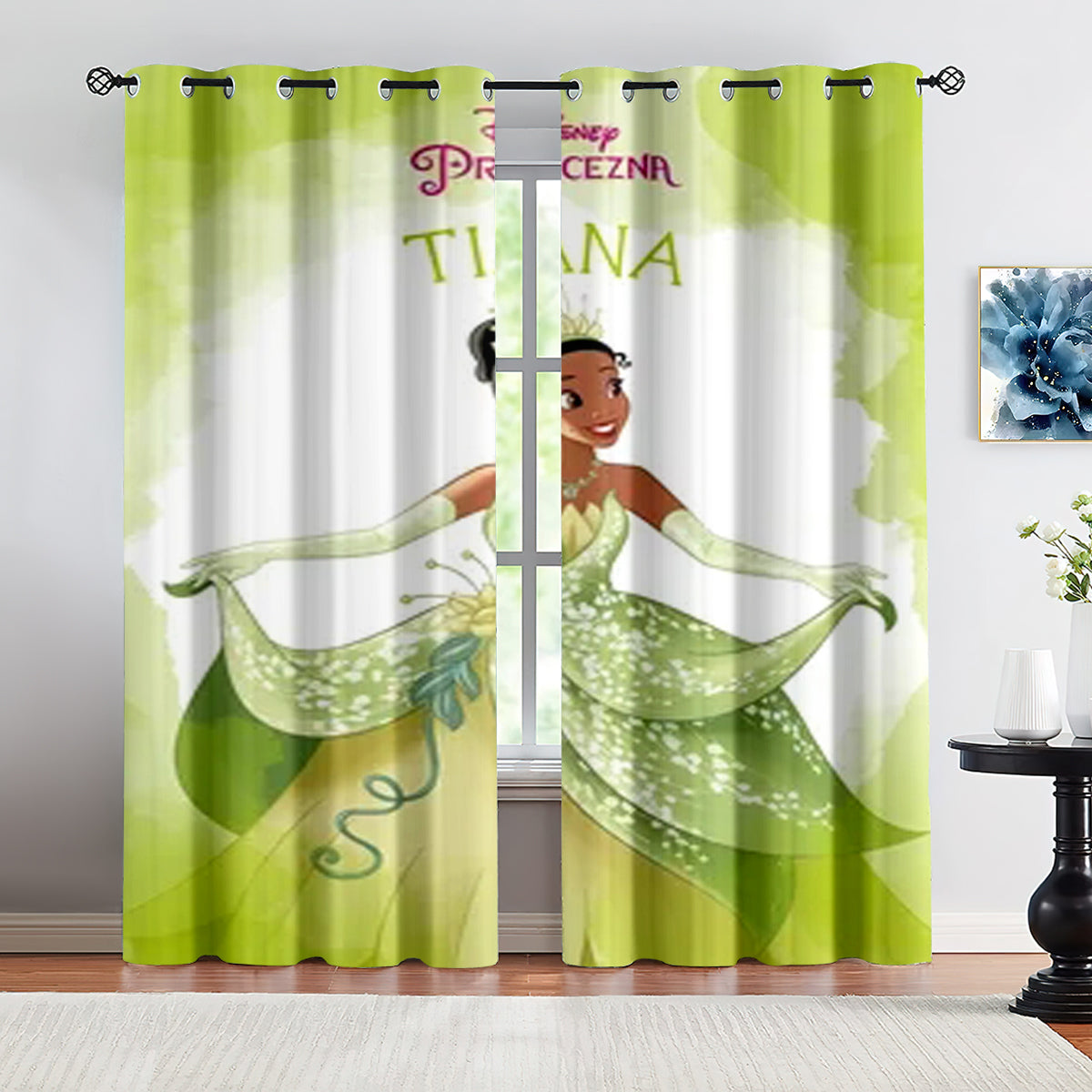 Princess and Frog Curtains Blackout Window Drapes