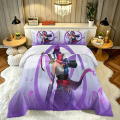 Marvel Rivals Psylocke Comforter Pillowcase Sets Blanket All Season Reversible Quilted Duvet