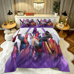 Marvel Rivals Psylocke Comforter Pillowcase Sets Blanket All Season Reversible Quilted Duvet