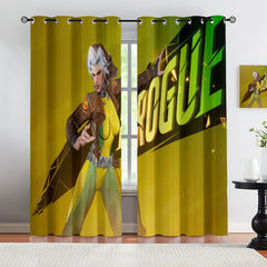 Marvel Rivals Rogue Blackout Curtains Drapes For Window Treatment Set