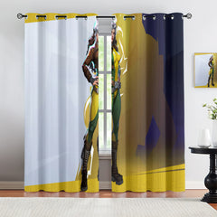 Marvel Rivals Rogue Blackout Curtains Drapes For Window Treatment Set