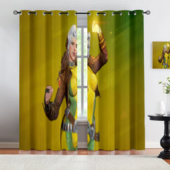 Marvel Rivals Rogue Blackout Curtains Drapes For Window Treatment Set