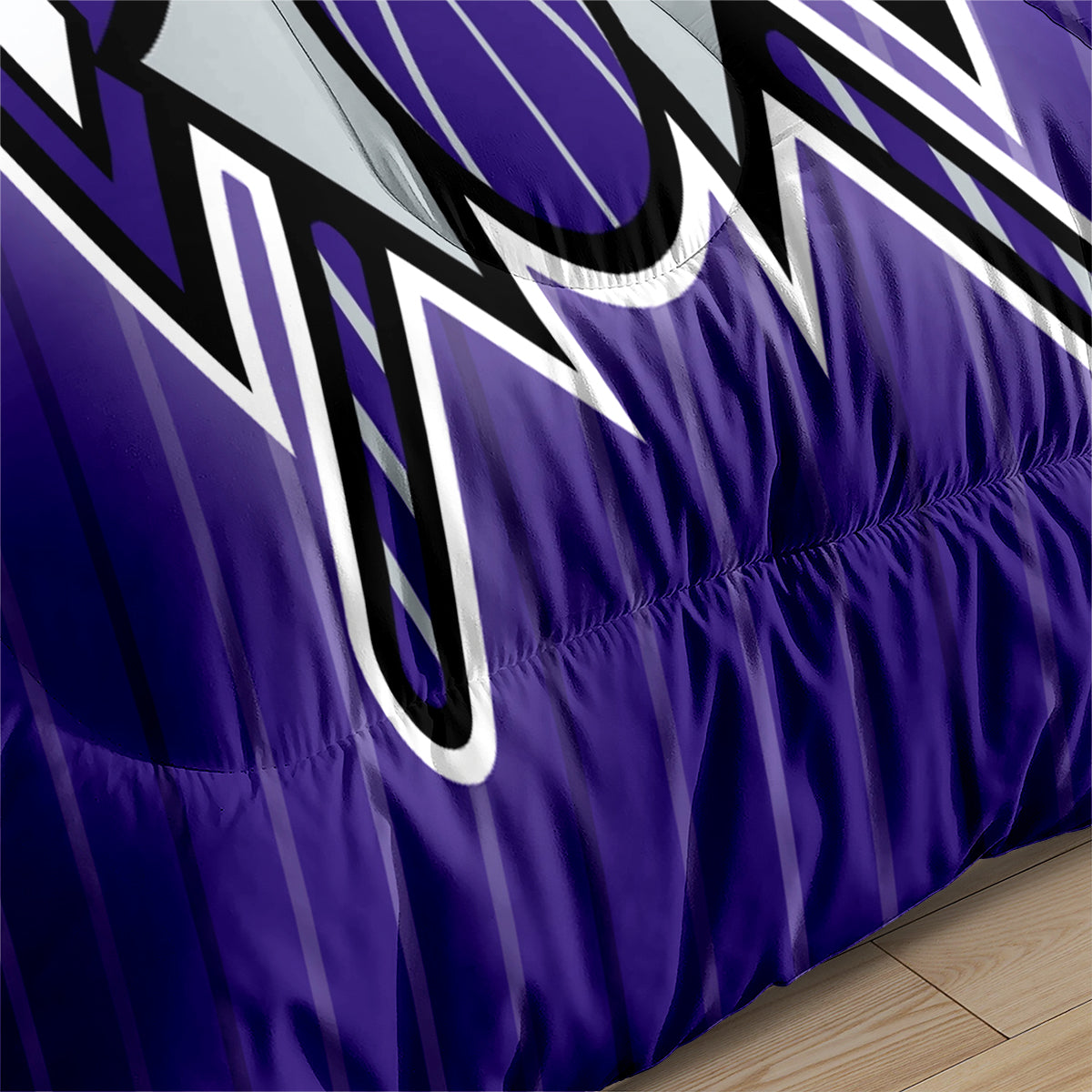 Sacramento Kings Basketball Comforter Pillowcase Sets Blanket All Season Reversible Quilted Duvet