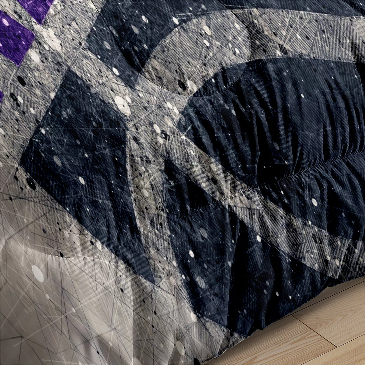 Sacramento Kings Basketball Comforter Pillowcase Sets Blanket All Season Reversible Quilted Duvet