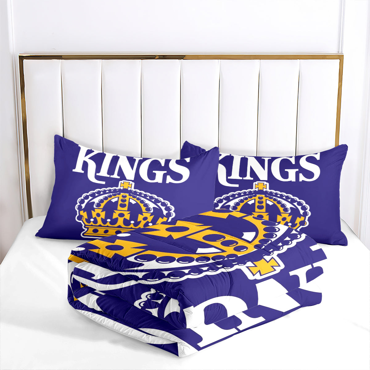 Sacramento Kings Basketball Comforter Pillowcase Sets Blanket All Season Reversible Quilted Duvet