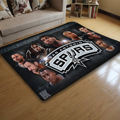 San Antonio Basketball Spurs Carpet Living Room Bedroom Mats Kitchen Bathroom Rug