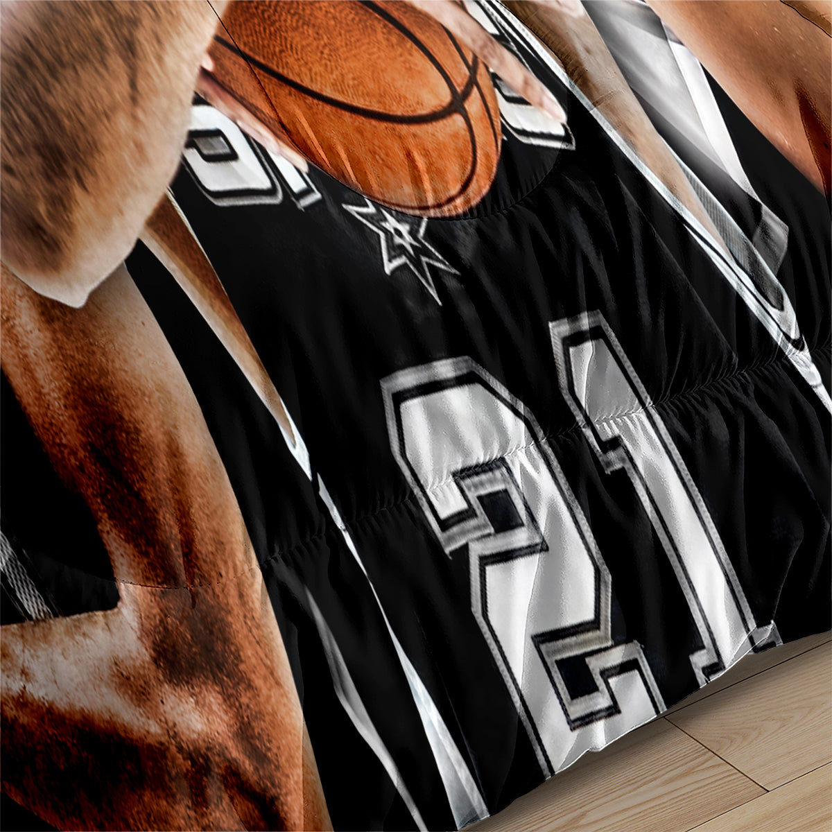 San Antonio Spurs Basketball Comforter Pillowcase Sets Blanket All Season Reversible Quilted Duvet