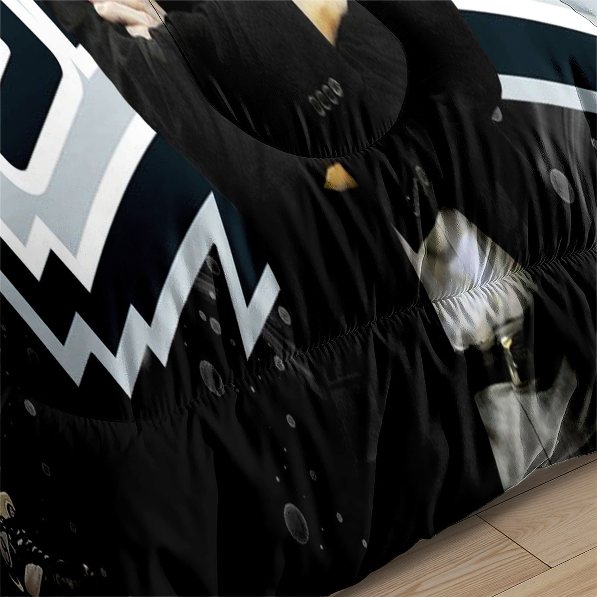 San Antonio Spurs Basketball Comforter Pillowcase Sets Blanket All Season Reversible Quilted Duvet