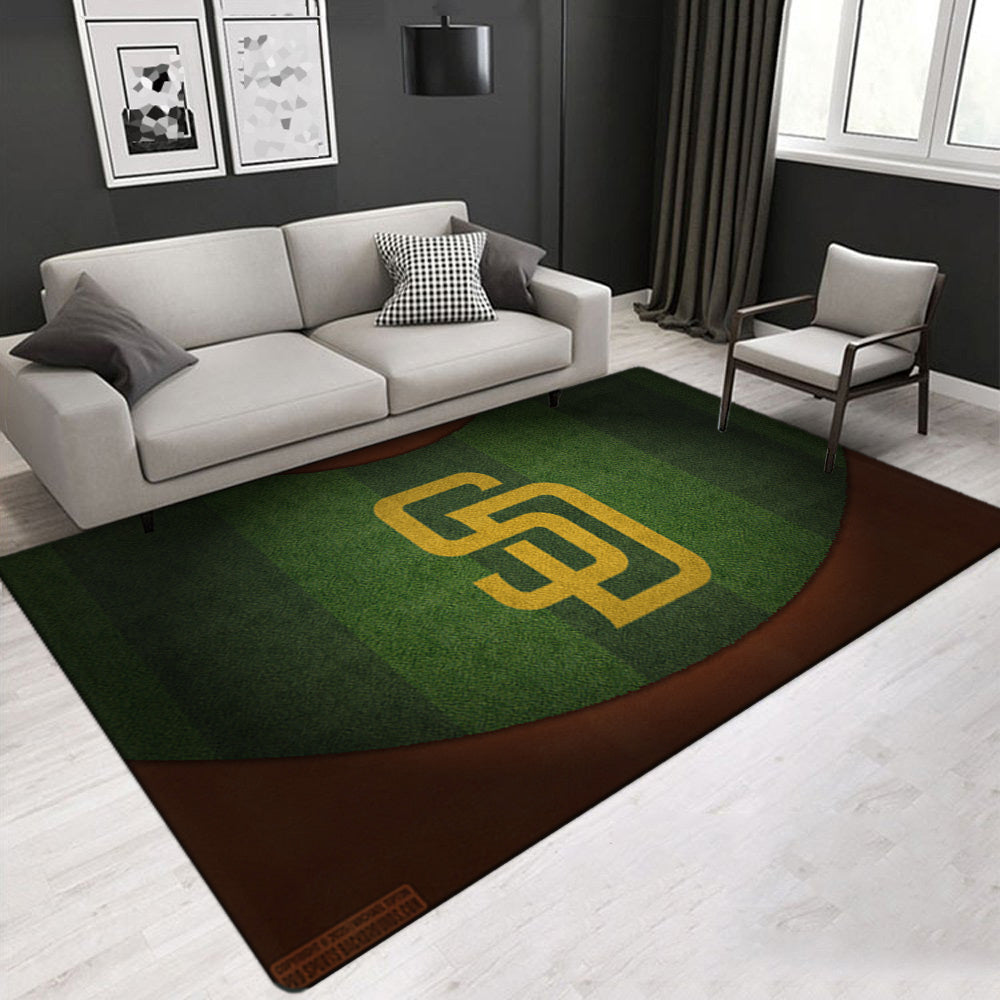 San Diego Padres Carpet Living Room Bedroom Mats Kitchen Bathroom Rugs