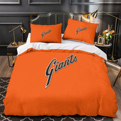 San Francisco Giants Duvet Cover Quilt Case Pillowcase Bedding Set Without Filler