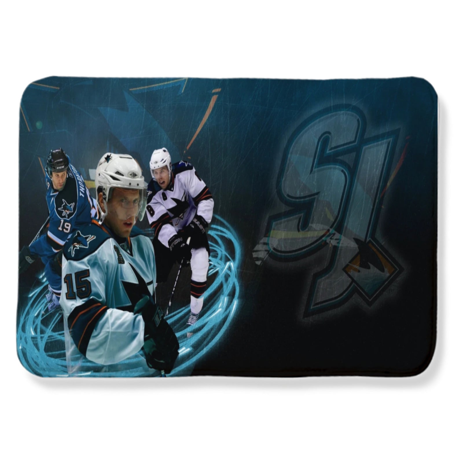 San Jose Sharks Hockey League Carpet Living Room Bedroom Mats Kitchen Bathroom Rugs