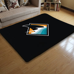 San Jose Sharks Hockey League Carpet Living Room Bedroom Mats Kitchen Bathroom Rugs