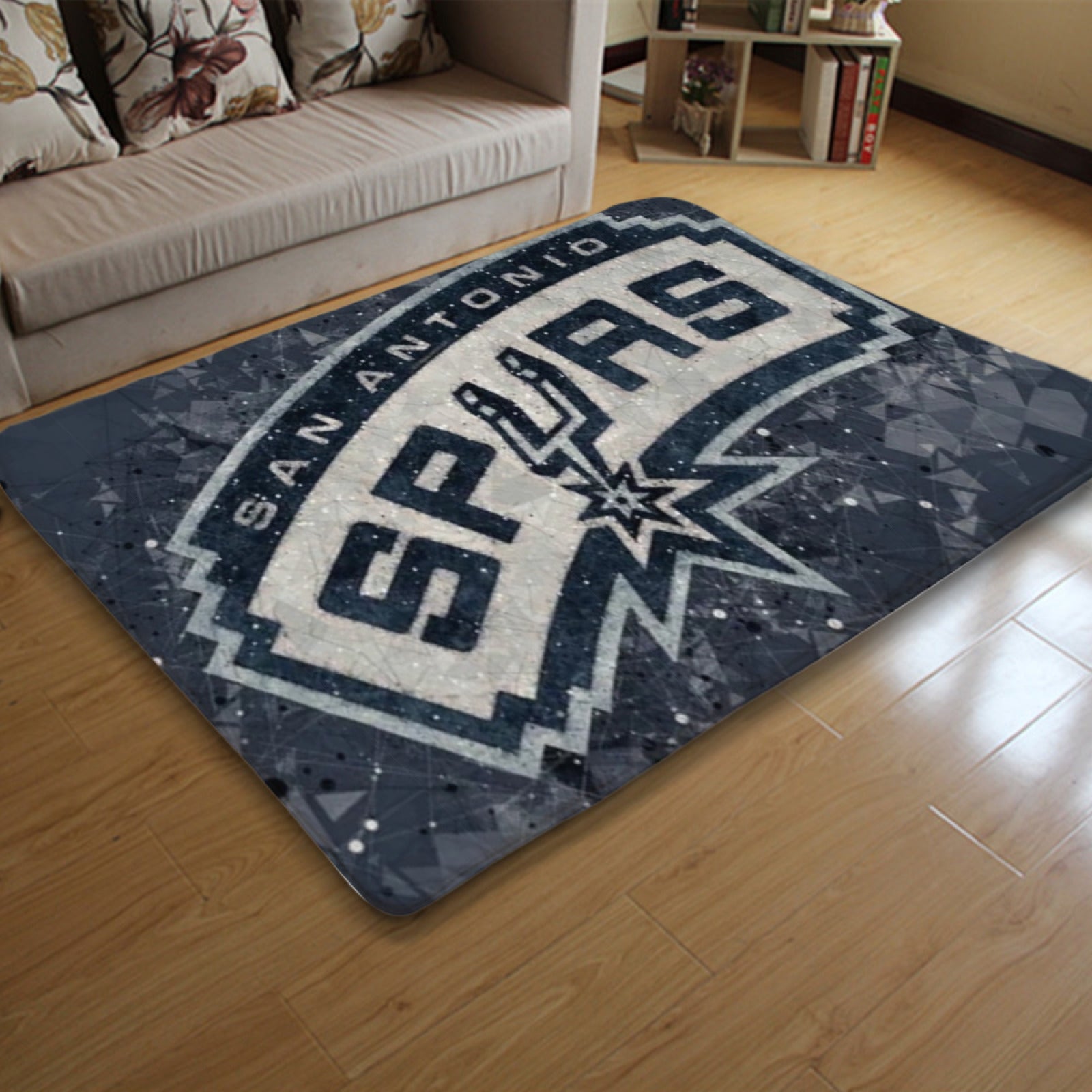 San Antonio Basketball Spurs Carpet Living Room Bedroom Mats Kitchen Bathroom Rug