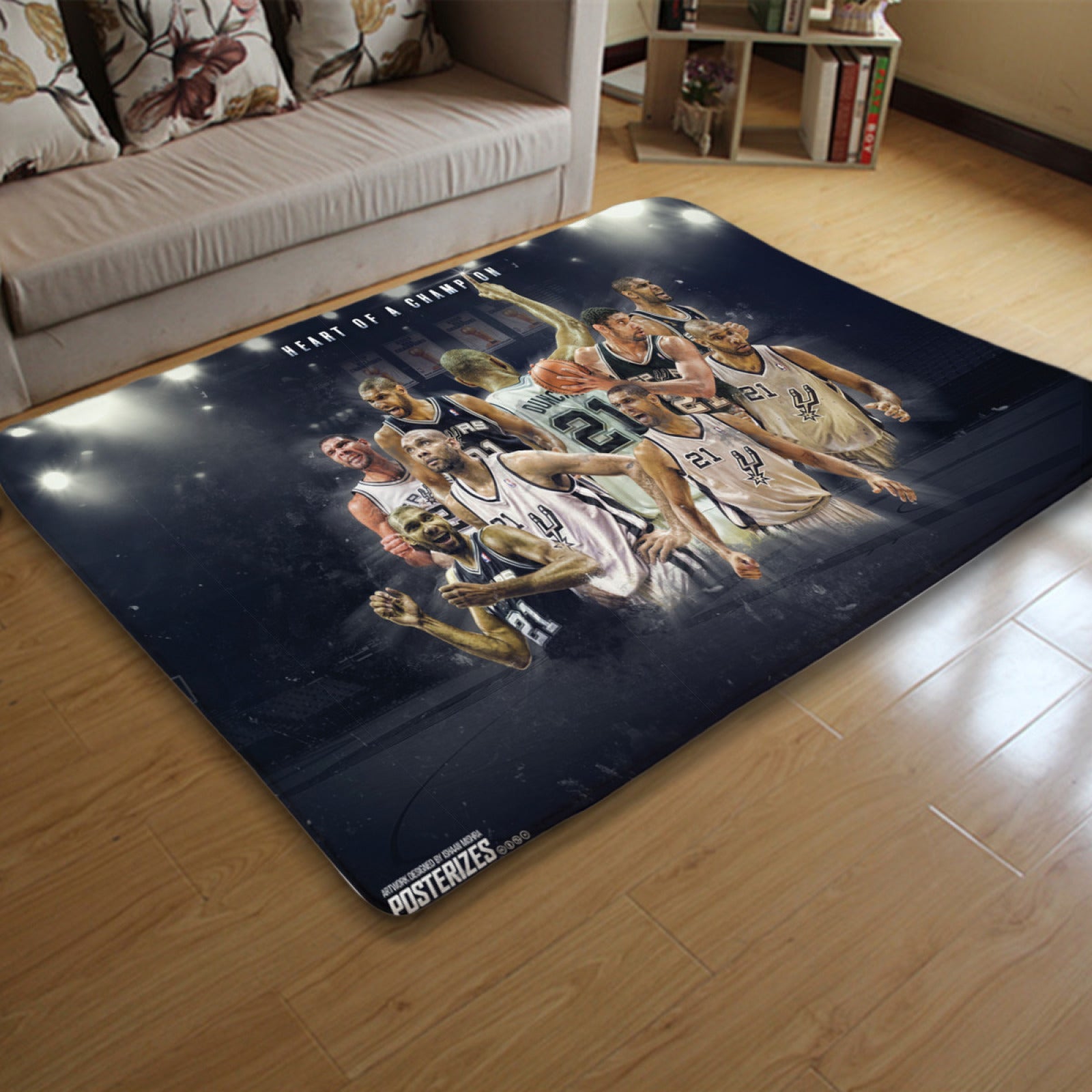 San Antonio Basketball Spurs Carpet Living Room Bedroom Mats Kitchen Bathroom Rug