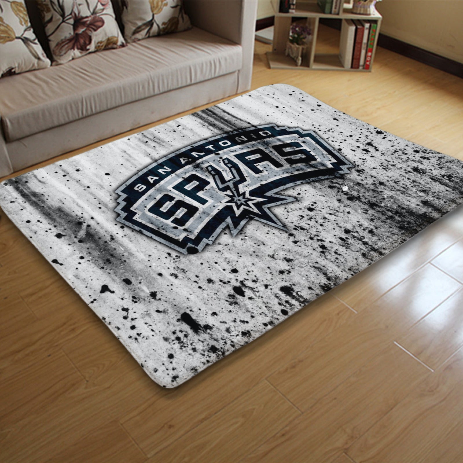 San Antonio Basketball Spurs Carpet Living Room Bedroom Mats Kitchen Bathroom Rug