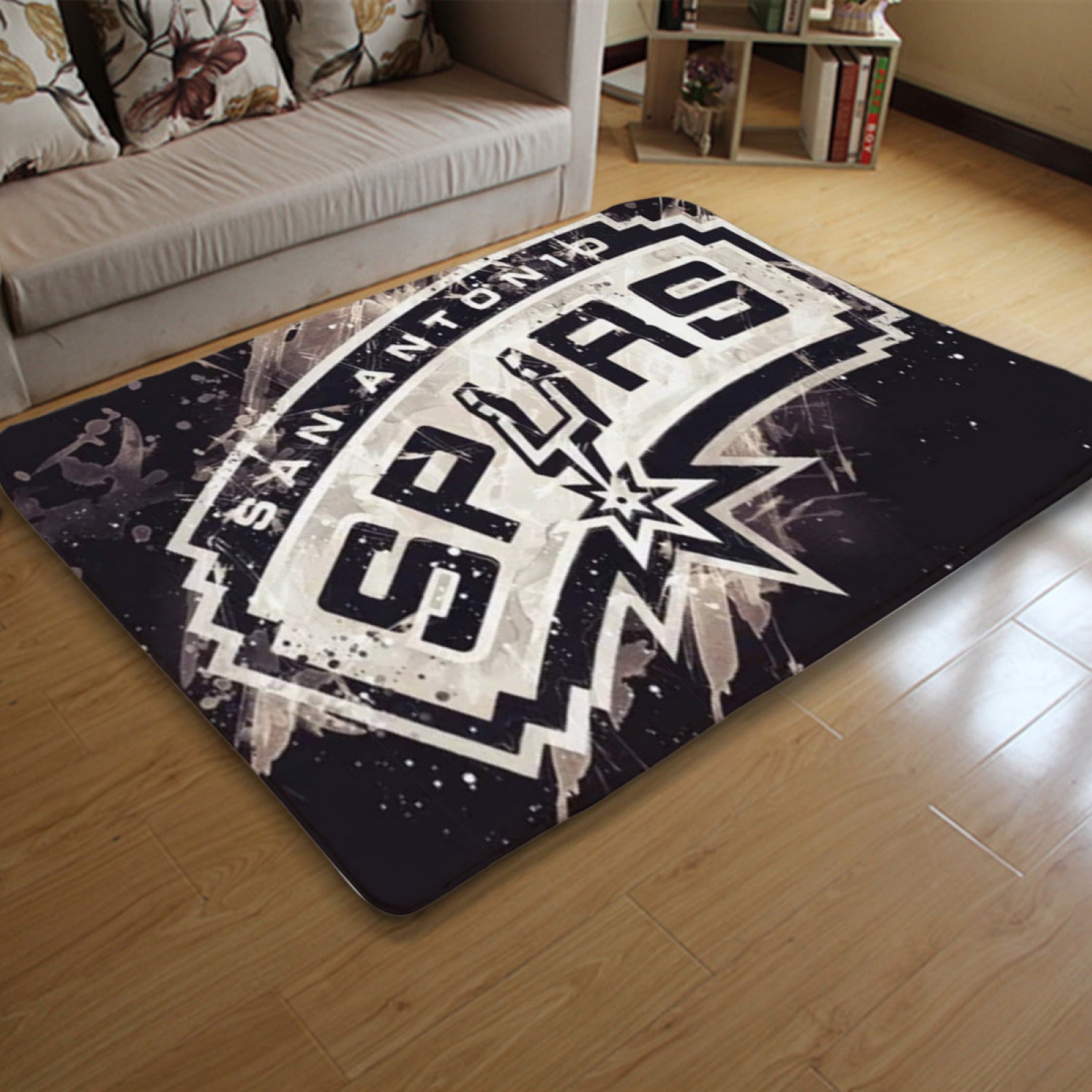 San Antonio Basketball Spurs Carpet Living Room Bedroom Mats Kitchen Bathroom Rug