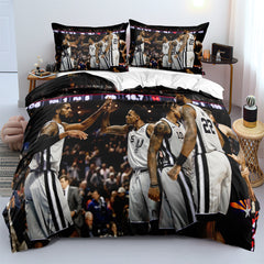 San Antonio Basketball Spurs Bedding Set Quilt Cover Without Filler