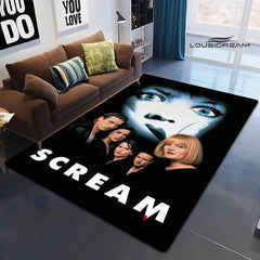 Horror Movie Scream Cosplay Carpet Living Room Bedroom Sofa Rug Door Mat