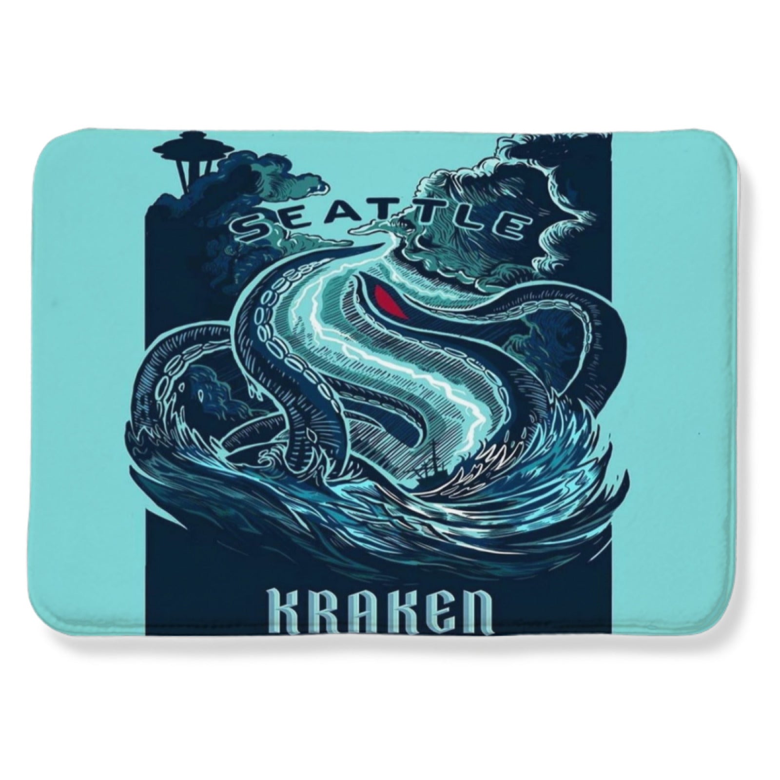 Seattle Kraken Hockey League Carpet Living Room Bedroom Mats Kitchen Bathroom Rugs