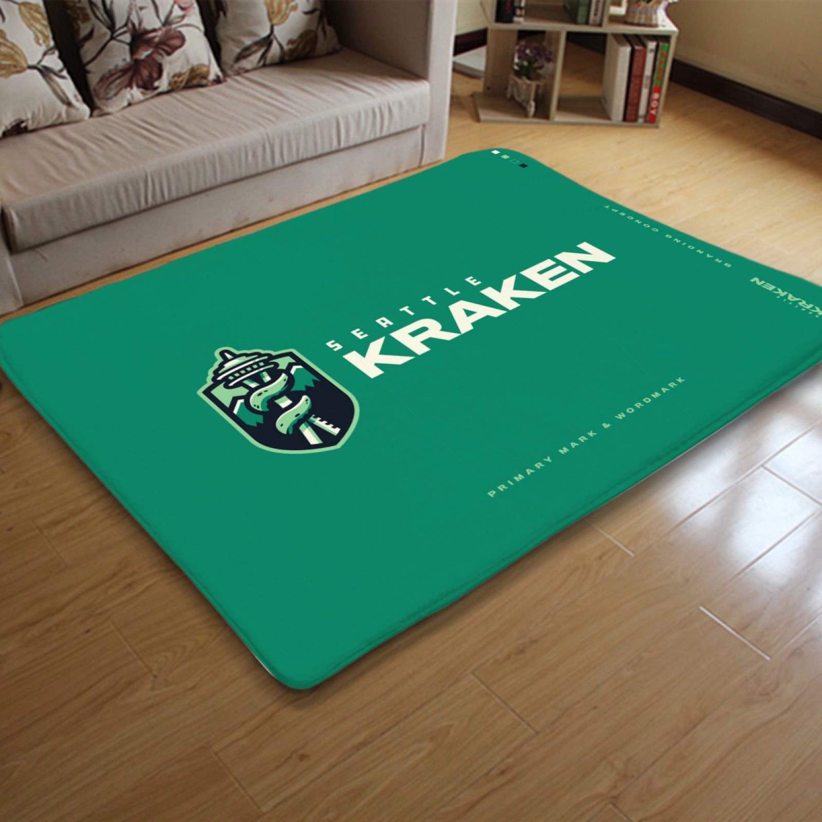 Seattle Kraken Hockey League Carpet Living Room Bedroom Mats Kitchen Bathroom Rugs