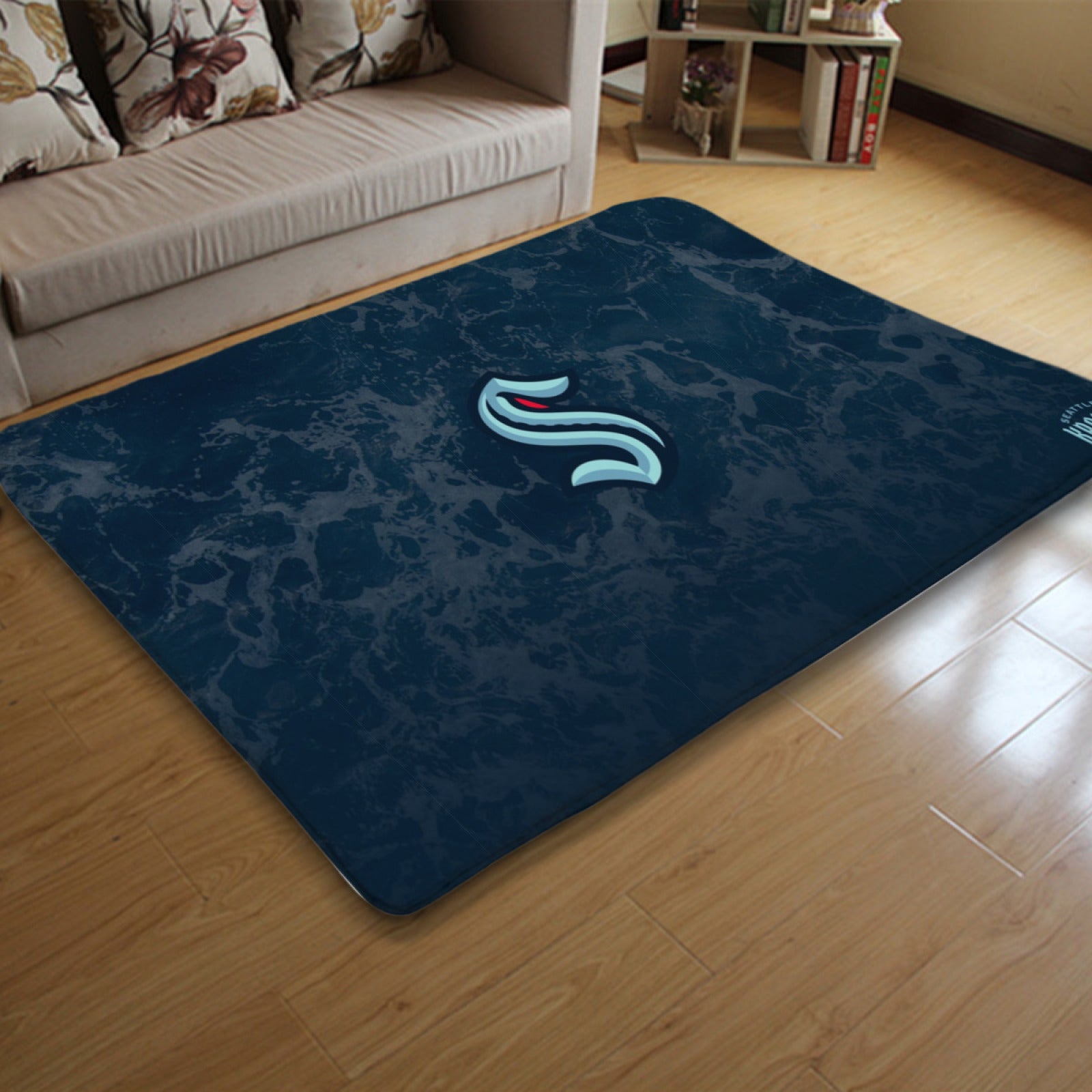 Seattle Kraken Hockey League Carpet Living Room Bedroom Mats Kitchen Bathroom Rugs