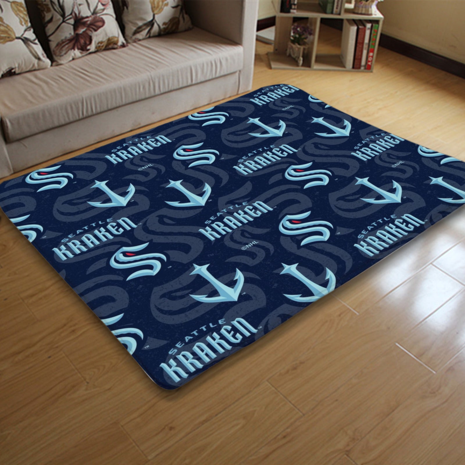 Seattle Kraken Hockey League Carpet Living Room Bedroom Mats Kitchen Bathroom Rugs